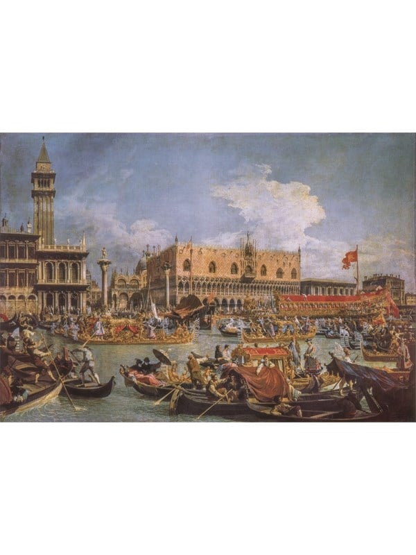 Clementoni Puzzle Museum Canaletto "The return of the bucentaur at the molo.." 1000 pieces 2D Puslespil