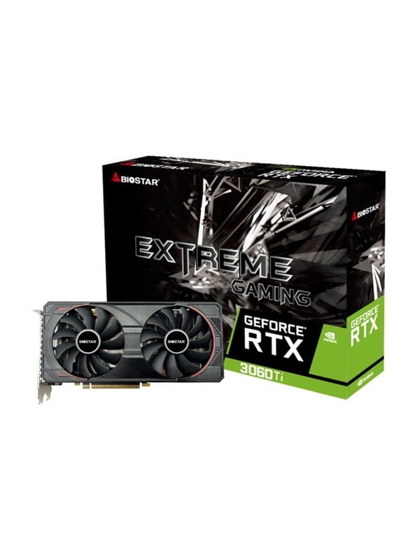 BIOSTAR GeForce RTX 3060 Ti - 8GB GDDR6 RAM - Grafikkort