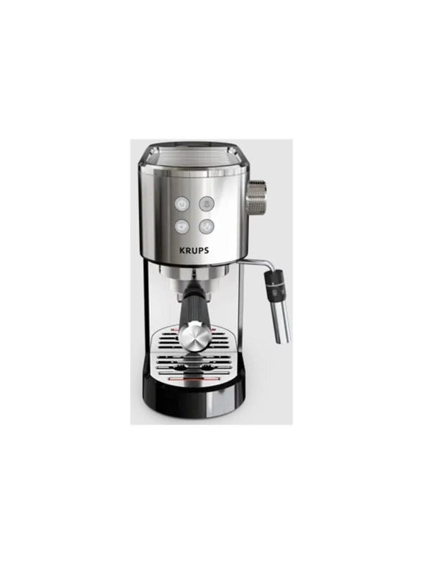 Krups Virtuoso + XP444C10 - coffee machine with milk frother - 15 bar - stainless steel
