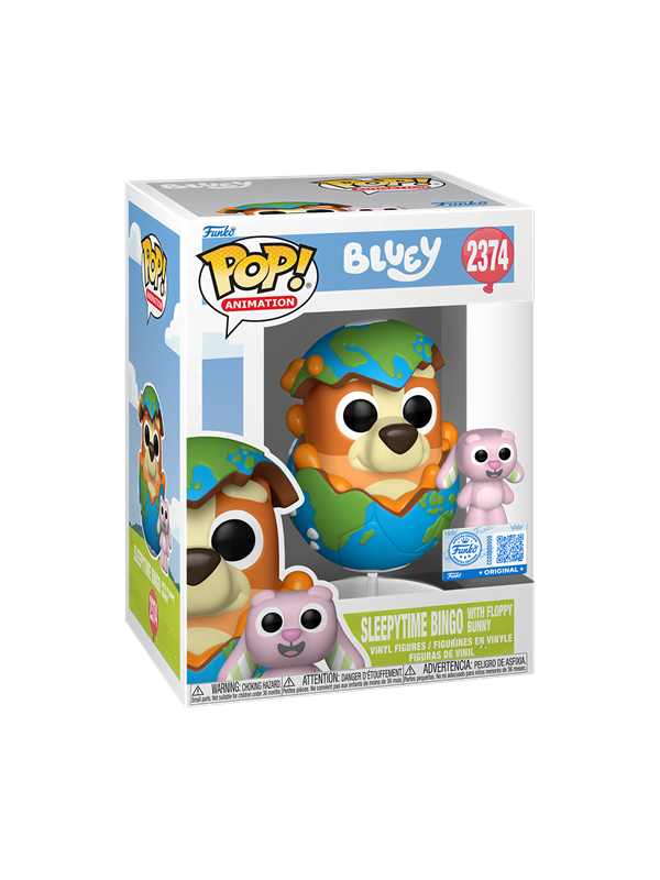 Funko! - Funko POP Vinyl Bluey Bingo m/ Floppy