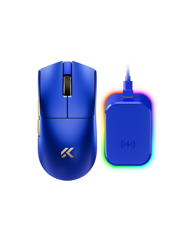 MCHOSE K7 V2 Ultra+ Lightweight Wireless - Gaming Mus - Optisk - 6 knapper - Blå
