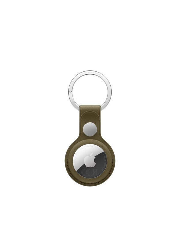 Apple AirTag FineWoven Key Ring - Dark Olive