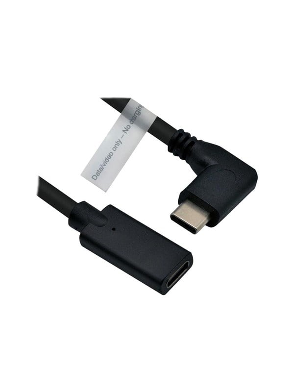USB-C forlængerkabel ROLINE 11.04.5496 - 2 m, vinklet