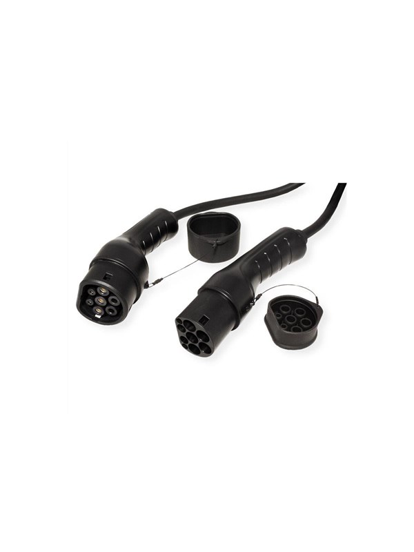 ROLINE 19080005, Sort, Type 2, Type 2, Lige, Lige, IP54, IP65