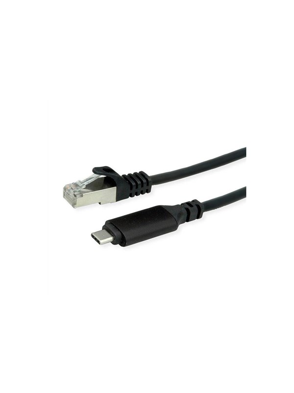 USB-C til Gigabit Ethernet konverterkabel ROLINE 3 m - sort