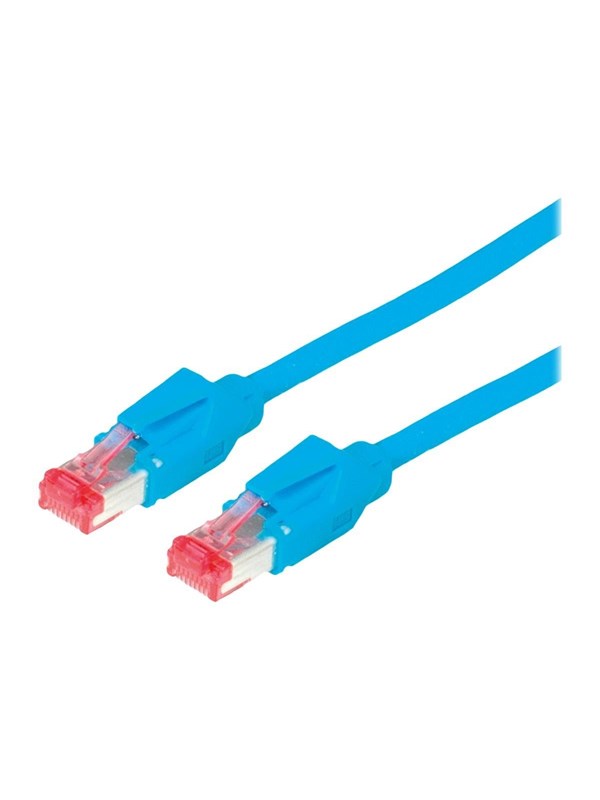 Patchkabel Draka Comteq Cat.6 S/FTP UC900 TM21 LSOH - blå, 1 m