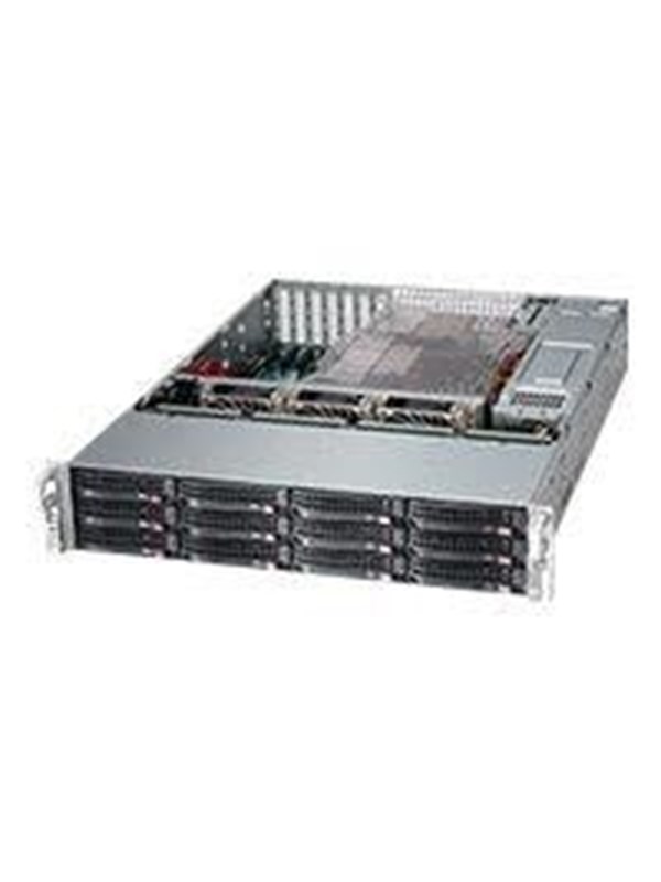 Supermicro SC826 BAC12-R1K23LPB Rackversion Forstærket forlænger ATX 1200Watt Strømforsyning Sort