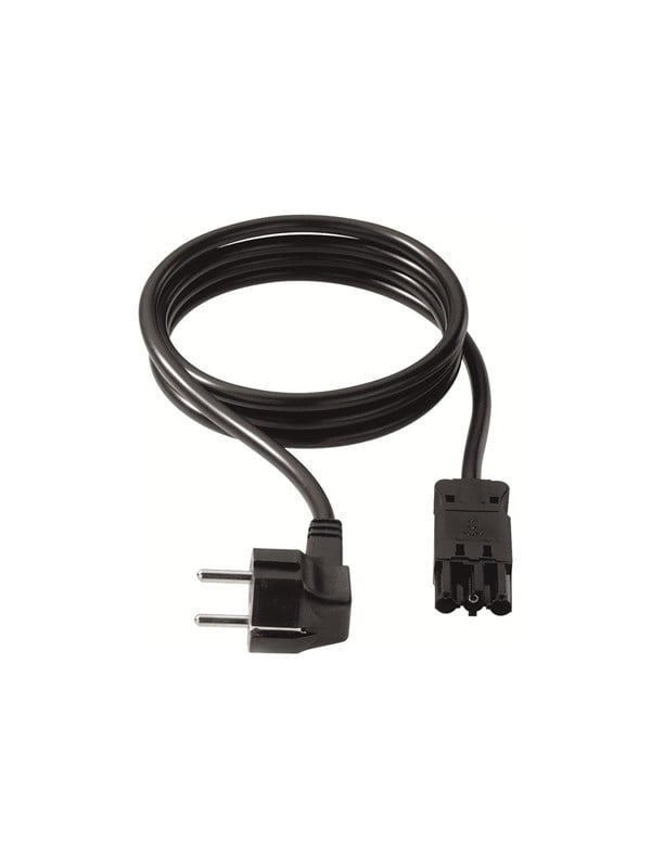 Bachmann Strøm CEE 7/7 (male) - Strøm CEE 7/7 (female) Hvid 2m Forlængerkabel til strøm