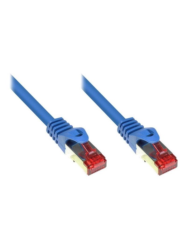 Netværkskabel econ connect Cat6 S/FTP RJ-45 - blå, 5 m