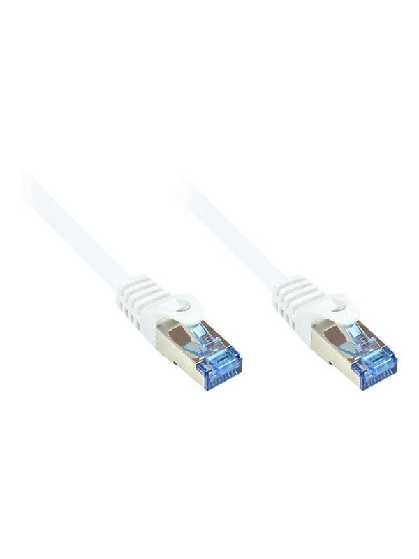 Patchkabel econ connect 8060-H075W Cat. 6A S/FTP 7,5 m - hvid