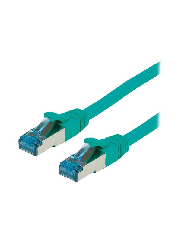 Patchkabel VALUE Cat.6A Class EA S/FTP PiMF LSOH - grøn 15 m