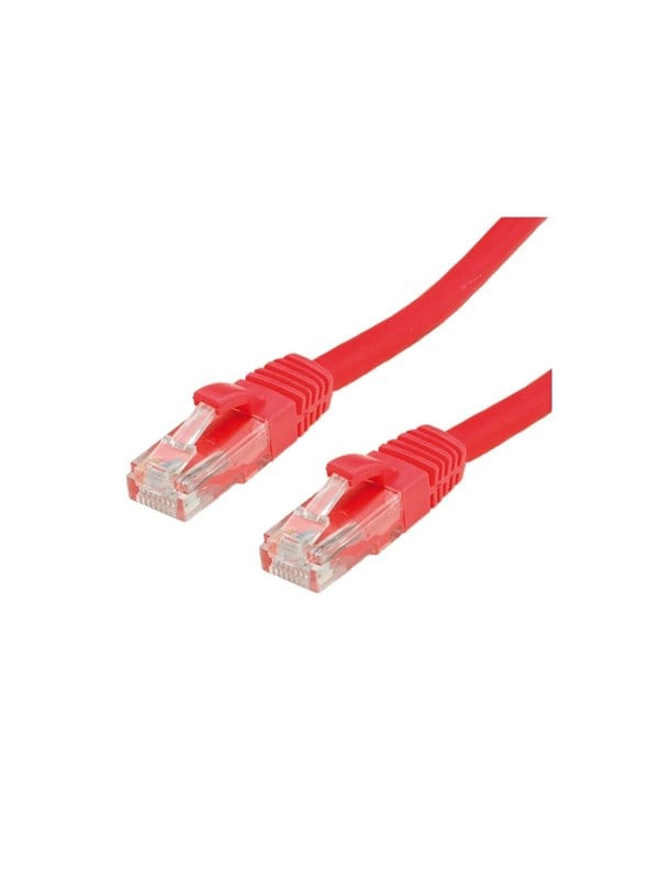 Roline VALUE patch cable - 10 m - red RAL 3000 - Rød