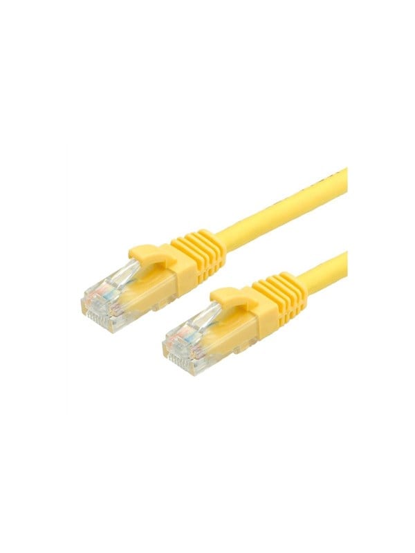 Roline VALUE patch cable - 10 m - yellow RAL 1004 - Gul