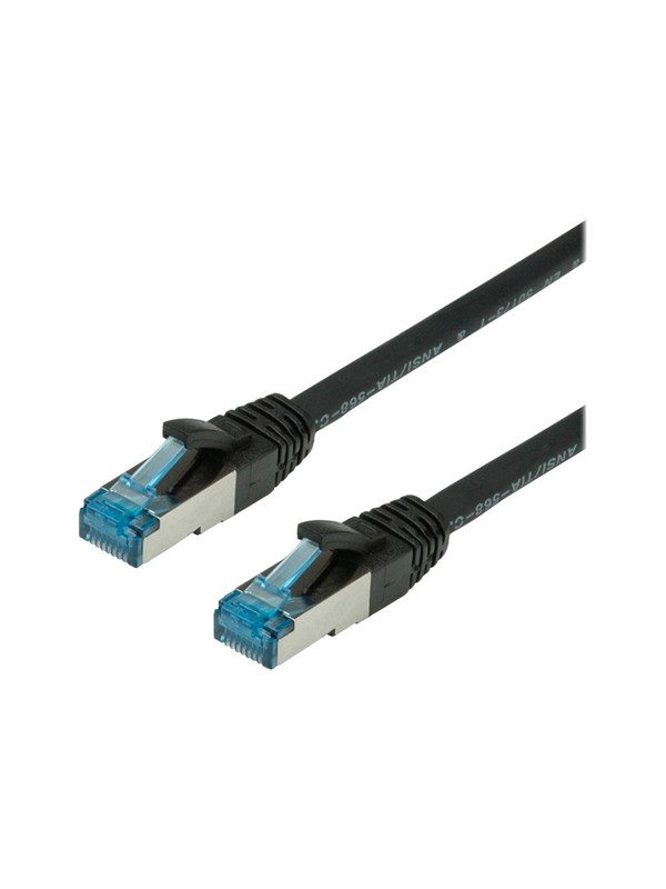 Roline VALUE patch cable - 15 m - black - Sort