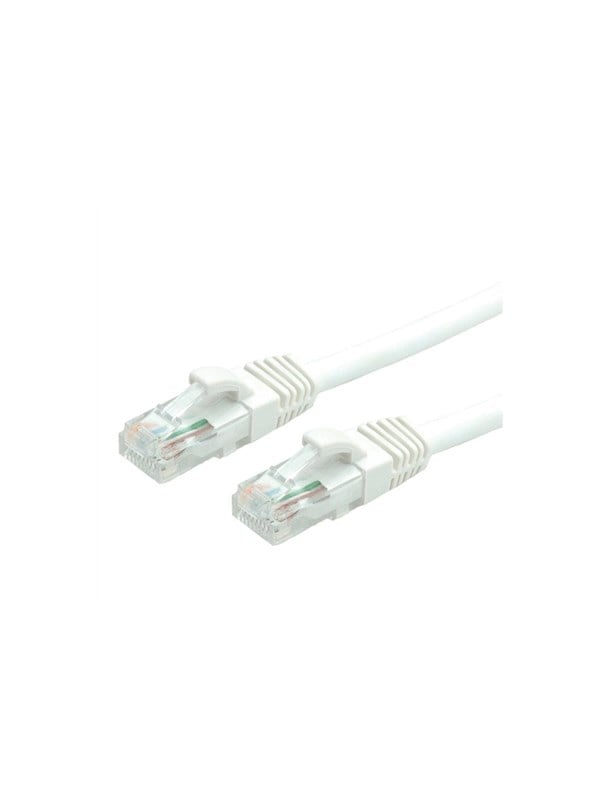 Roline VALUE patch cable - 10 m - white RAL 9003 - Hvid