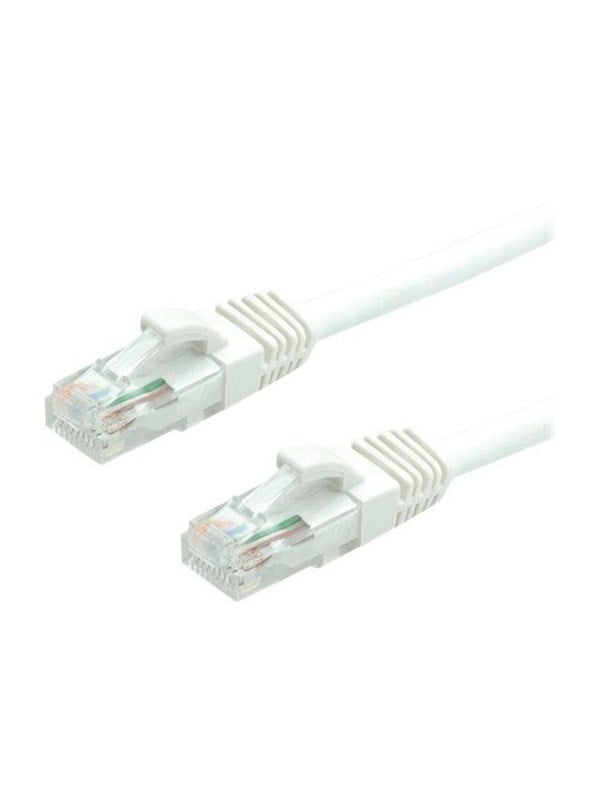 Roline VALUE patch cable - 15 m - white RAL 9003 - Hvid