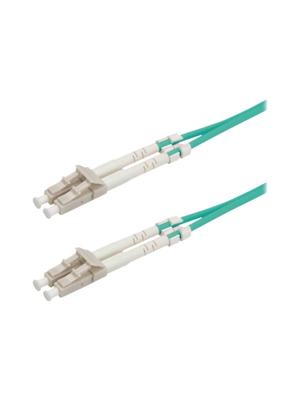 Fiberoptisk kabel ROLINE OM3 LC/LC Low-Loss - turkis