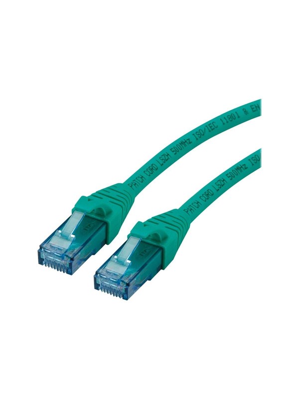 Roline patch cable - 15 m - green - Grøn