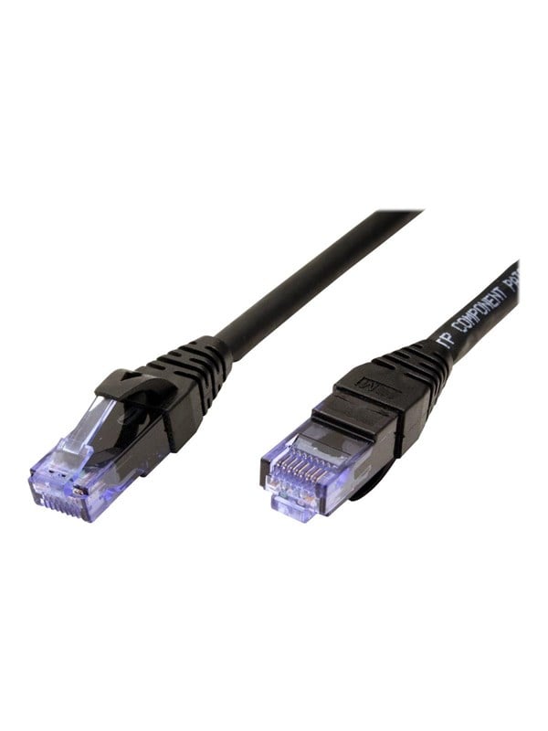 Patchkabel ROLINE Cat.6A UTP LSOH - sort, 10 m