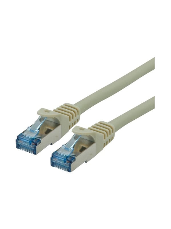 Netværkskabel ROLINE Cat.6A S/FTP (PiMF) RJ-45 - grå, 15 m