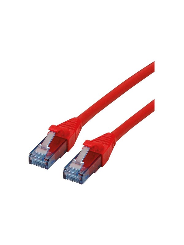 Patchkabel ROLINE Cat.6A U/UTP RJ-45 15 m - rød