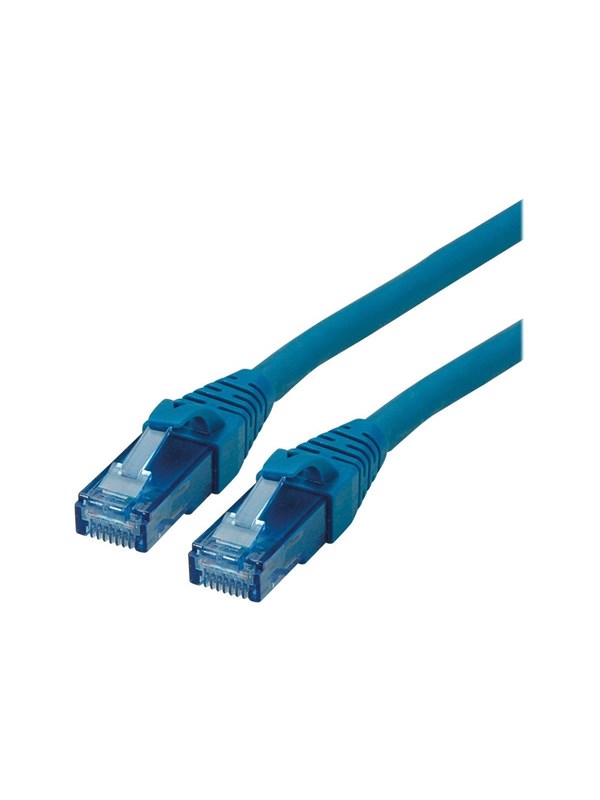 Patchkabel ROLINE Cat.6A U/UTP LSZH 10 m - blå