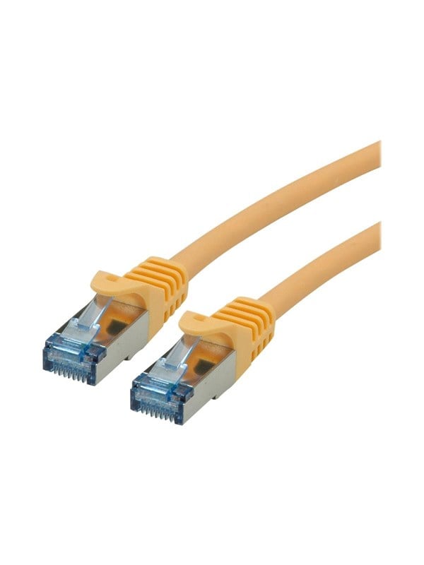 Netværkskabel ROLINE Cat.6A S/FTP RJ-45 - gul, 10 m