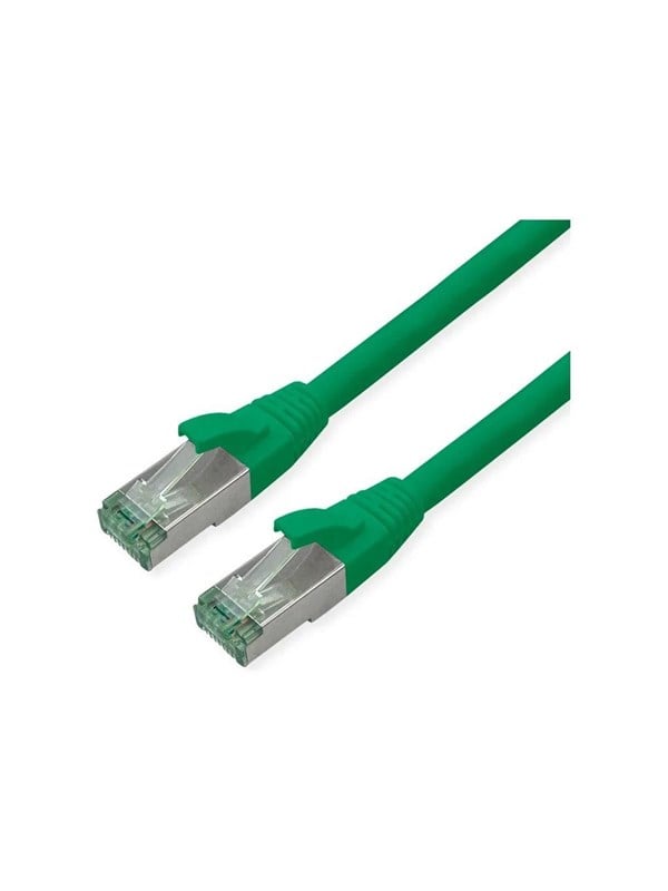 Roline Recycled Material patch cable - 20 m - green pantone 3278C - Grøn - 20m