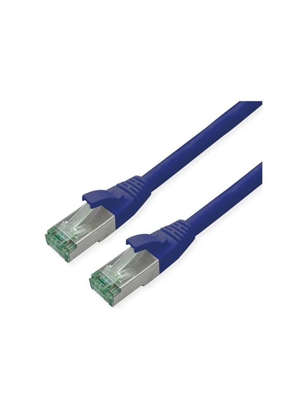 Roline Recycled Material patch cable - 10 m - pantone 647C blue - Blå - 10m