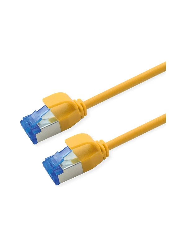 Roline patch cable - 2 m - yellow pantone 135C - Gul