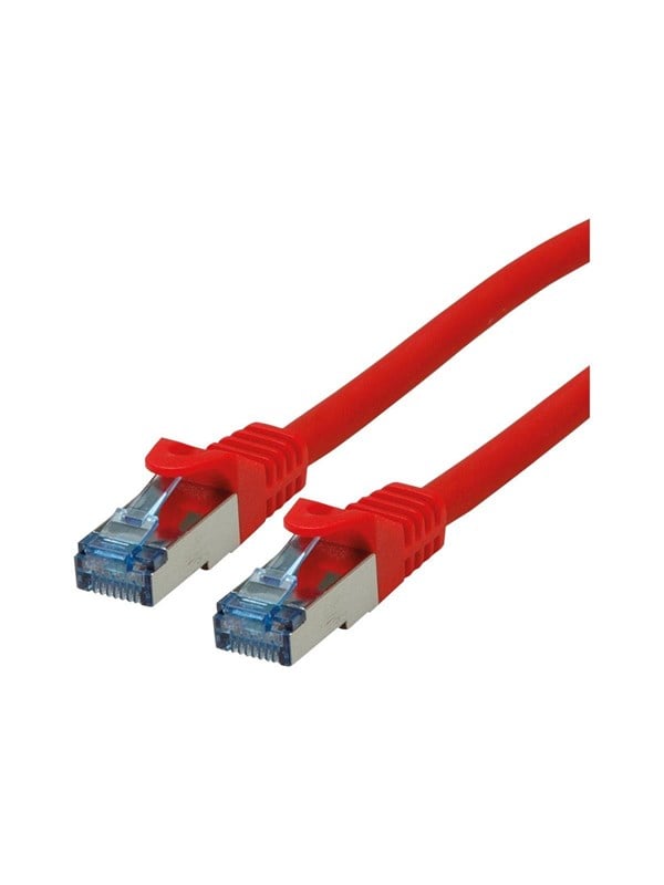 Netværkskabel ROLINE Cat.6A S/FTP RJ-45 - rød, 15 m
