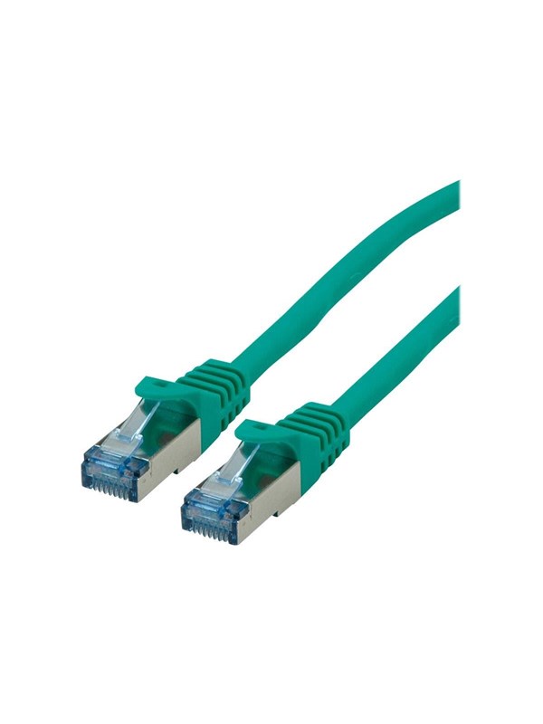 Patchkabel ROLINE Cat.6A S/FTP RJ-45 20 m - grøn