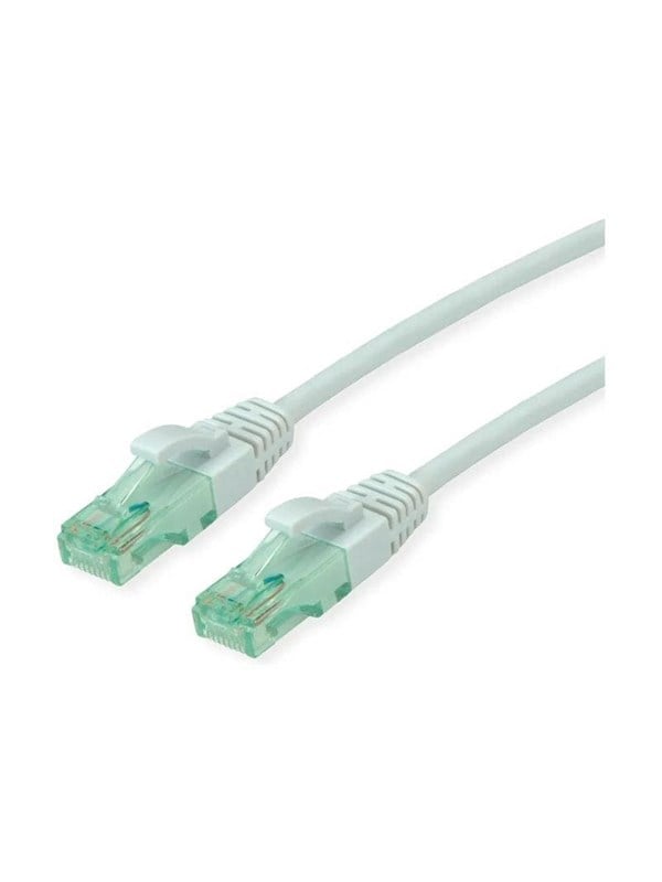 Patchkabel ROLINE Recycled Material Cat.6A U/UTP RJ-45 20 m - grå