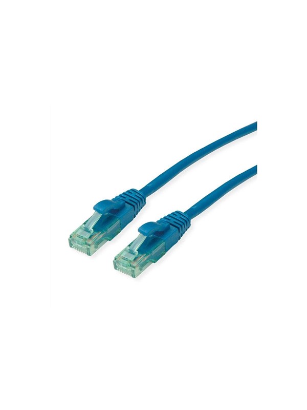 Roline Recycled Material patch cable - 20 m - blue - Blå
