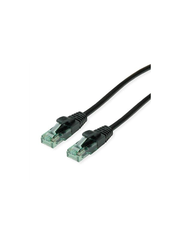 Roline Recycled Material patch cable - 20 m - black - Sort