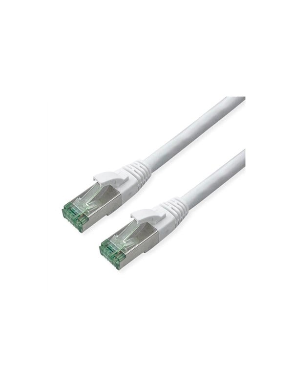 Roline Recycled Material patch cable - 15 m - white RAL 9003 - Hvid