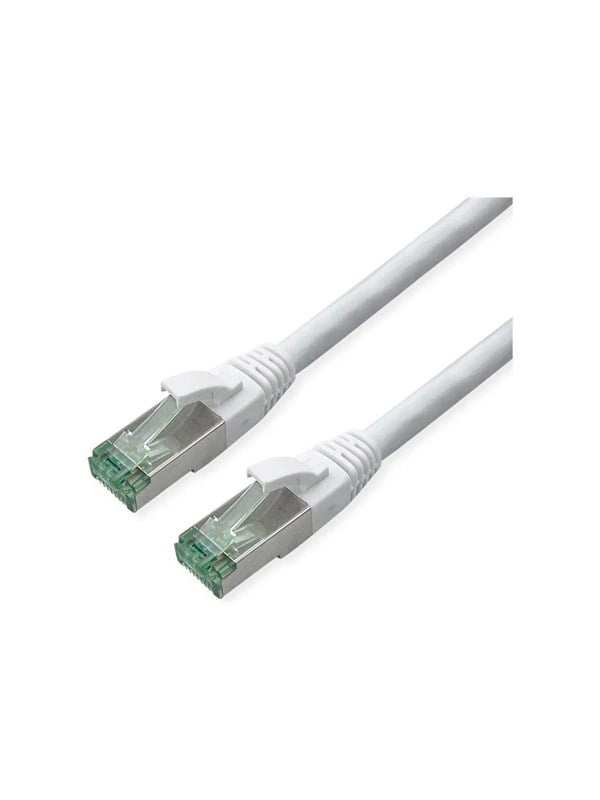 Roline Recycled Material patch cable - 20 m - white RAL 9003 - Hvid - 20m
