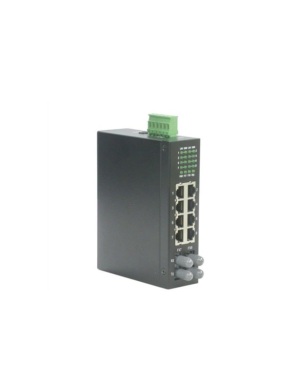 Industriswitch ROLINE 6 x RJ-45, 2 x ST, unmanaged