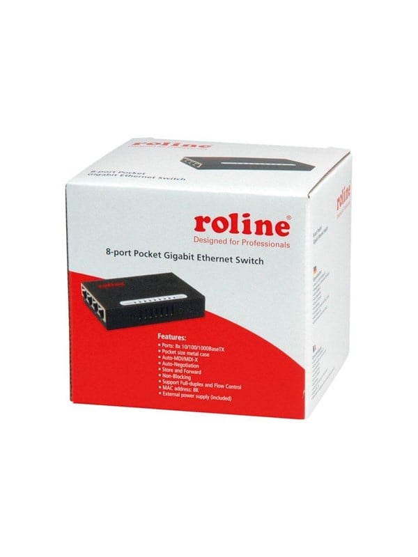 Gigabit-switch ROLINE 21.14.3530 - 8 porte