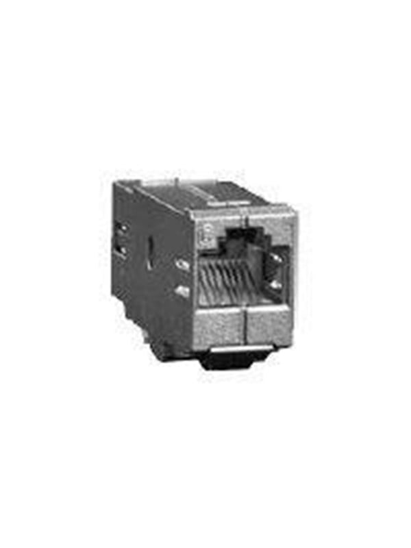 RJ45 keystone-koblingsmodul METZ CONNECT BTR E-DAT Kat.6 Class E - sølv