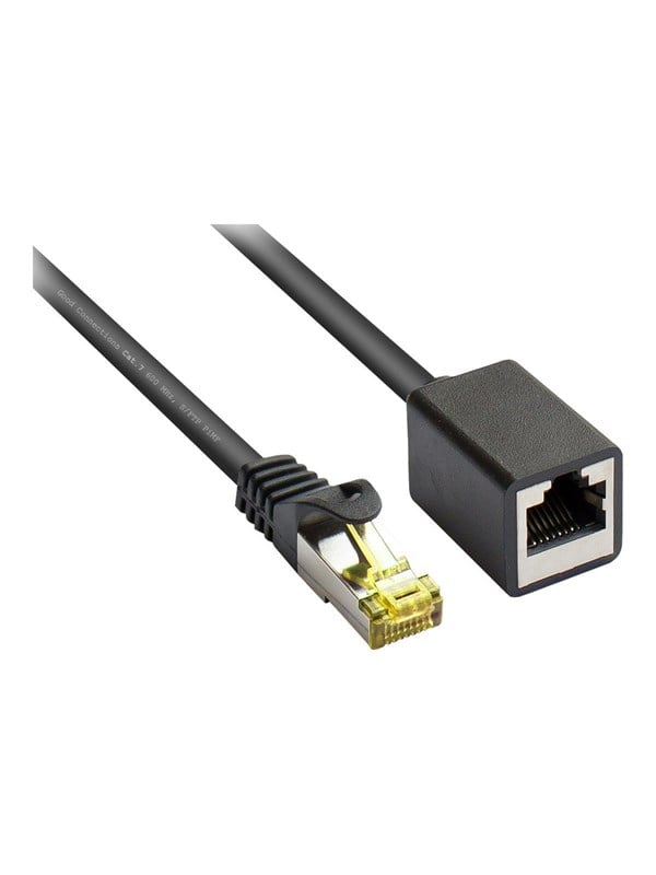 Alcasa electronik Good Connections RNS patch extension cable - 5 m - black - Sort