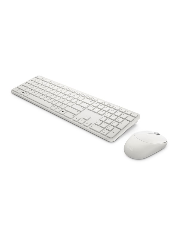 Dell Pro 5 KM526 - keyboard and mouse set full size - QWERTZ - German - light ash Input Device - Tastatur & Mus sæt - Tysk - Hvid