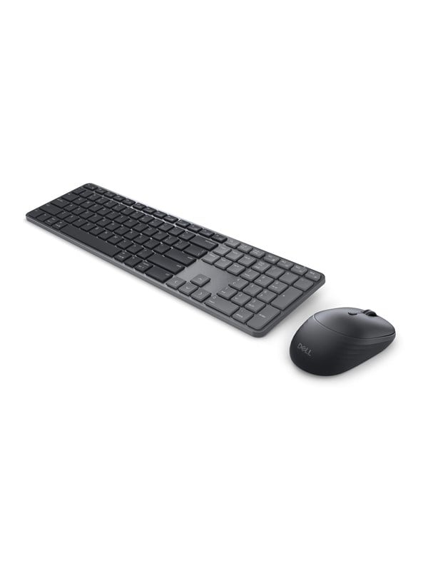 Dell Pro 7 KM726 - keyboard and mouse set - Slim - QWERTZ - German - graphite Input Device - Tastatur & Mus sæt - Tysk - Sort