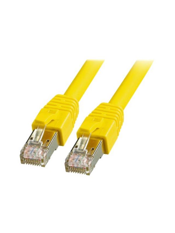 EFB NORDIC EFB-Elektronik patch cable - 50 cm - yellow - Gul - 0.5m