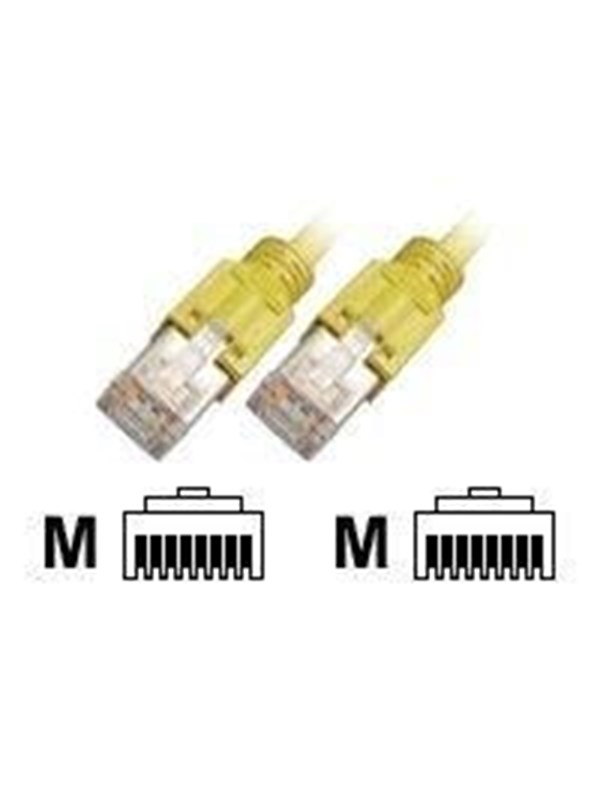 EFB NORDIC EFB-Elektronik patch cable - 1.5 m - yellow - Gul - 1m