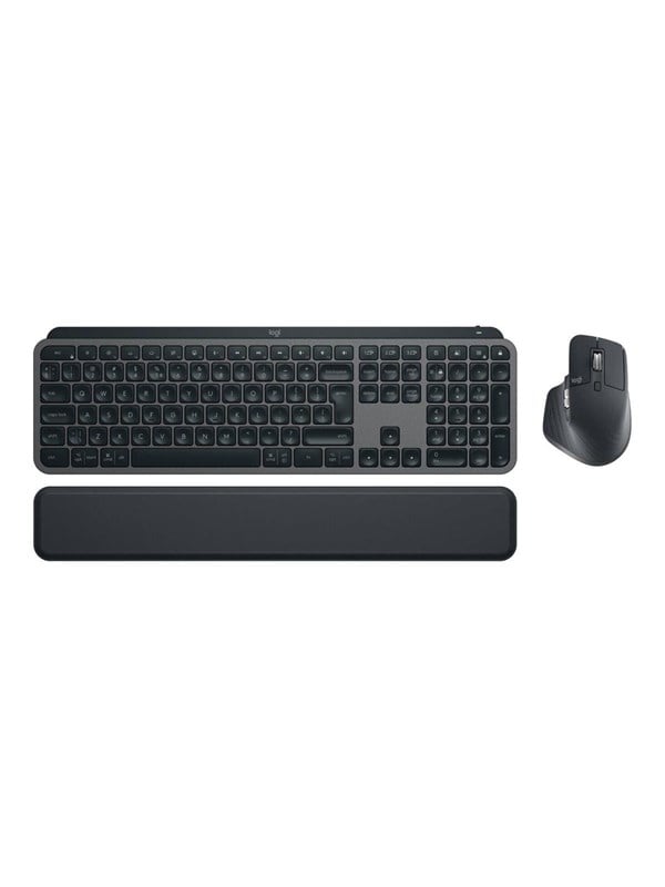 Logitech MX Keys S Combo Graphite (UK) - Tastatur & Mus sæt - Engelsk - UK - Sort