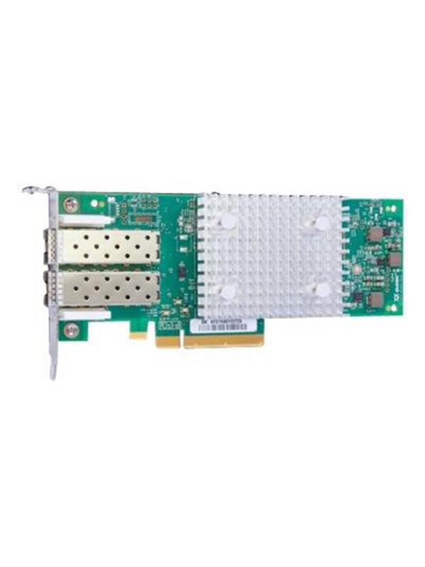 HPE StoreFabric SN1600Q 32Gb Dual Port - Vært bus adapter - PCIe 3.0 x8 lavprofil - 32Gb Fibre Channel x 2 - for ProLiant DL325 Gen10, XL170r Gen10, XL190r Gen10, XL270d Gen10 SimpliVity 380 Gen10