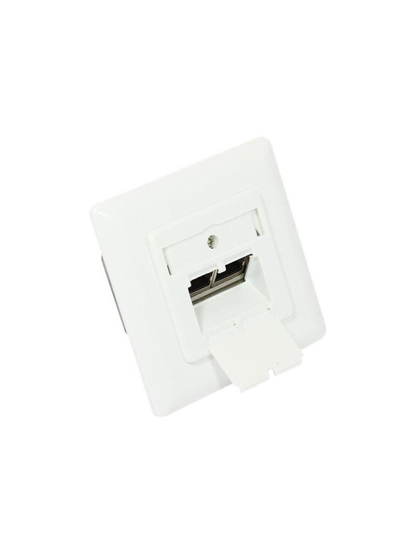 Netværksdåse econ connect GC-N0024 Cat 6 - 2 x RJ45, hvid