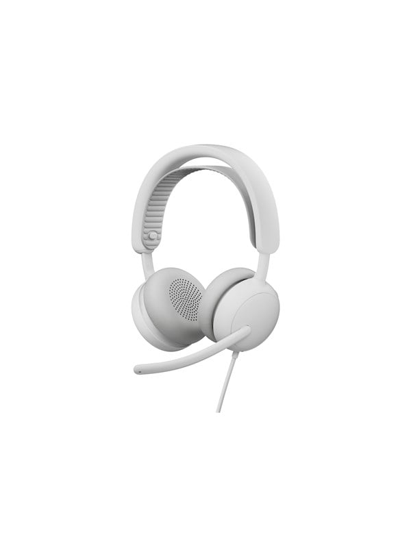 Logitech Zone Wired 2 Kablet Høretelefoner Hvid