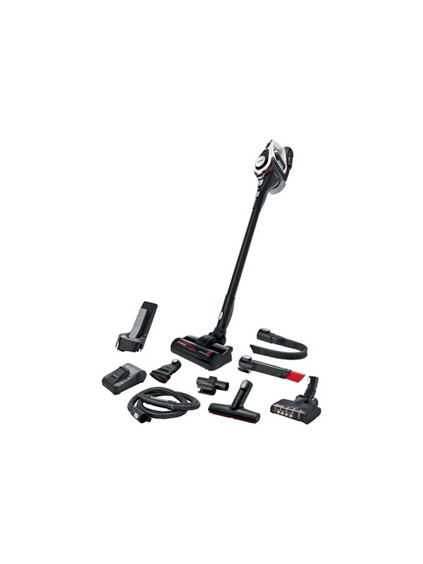Bosch Stangstøvsuger Series | 8 Unlimited Gen2 BSS825ALL - vacuum cleaner - cordless - stick/handheld - 1 battery included charger - white